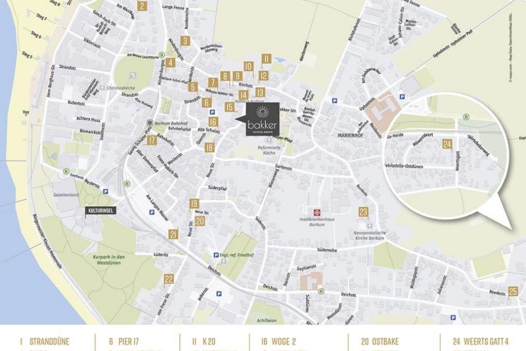 Ferienwohnung Villa Central - Luettje Nuest 博尔库姆 外观 照片