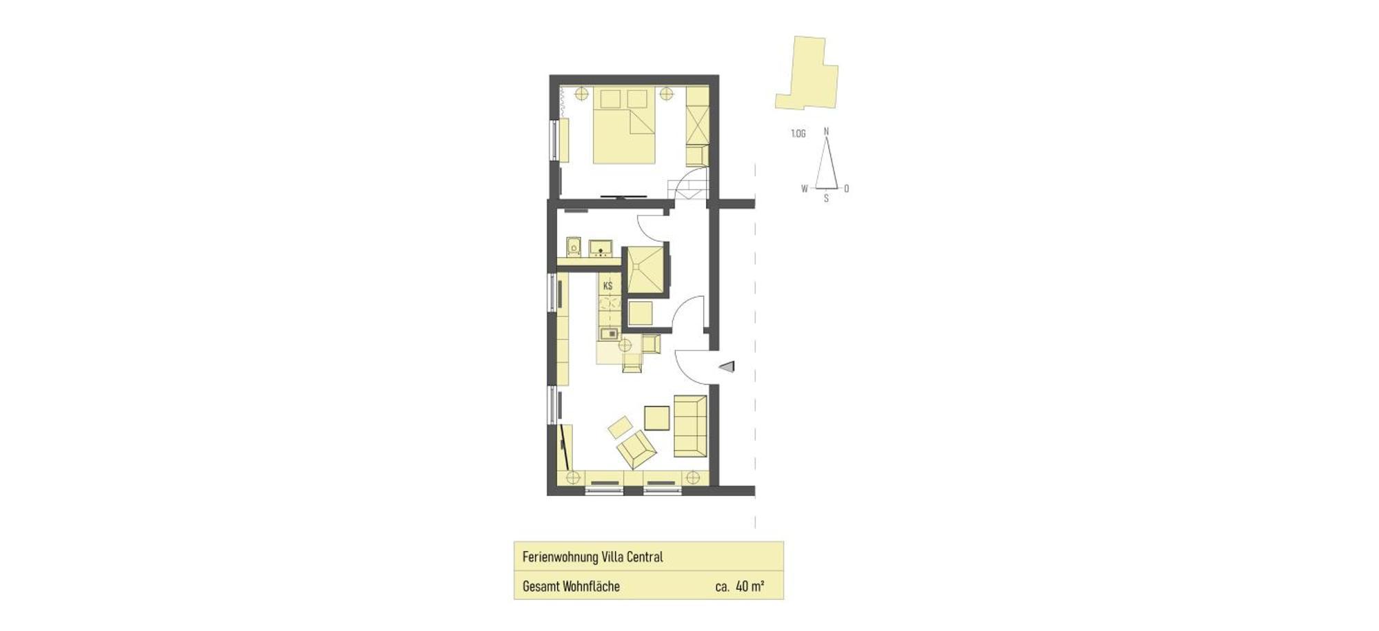 Ferienwohnung Villa Central - Luettje Nuest 博尔库姆 外观 照片